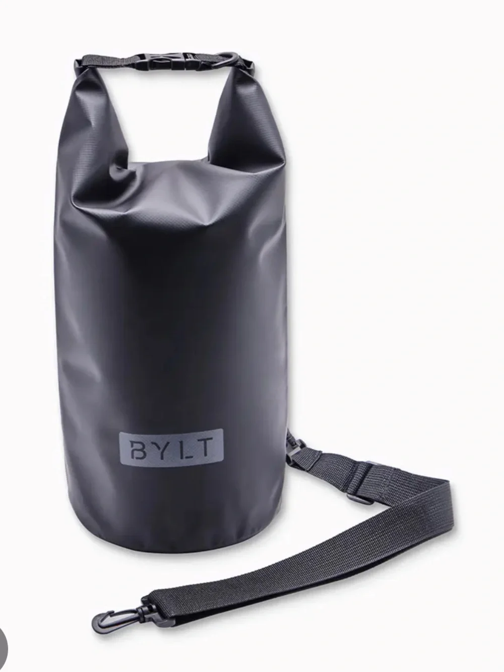 BYLT Basics Black Roll-Top Dry Duffel Bag
